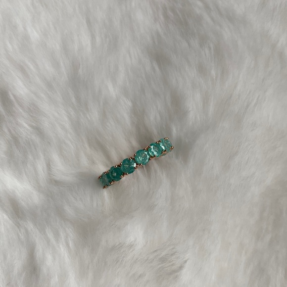 Zircon turquoise ring ‼️MOVING SALE EVERYTHING MUST GO! SEND OFFERS ‼️ - Picture 2 of 3